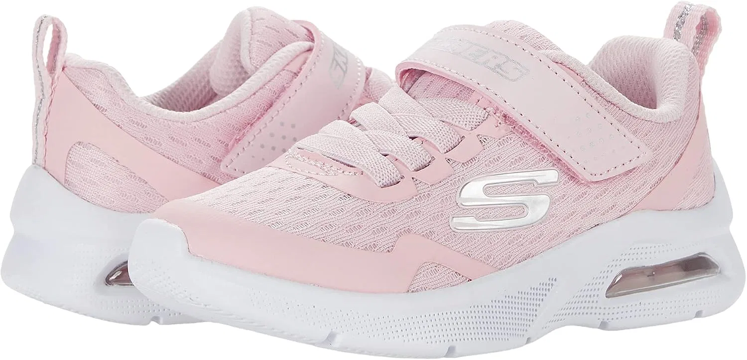 Детские кроссовки для девочек Microspec Max Skechers, Light Pink — фото 4