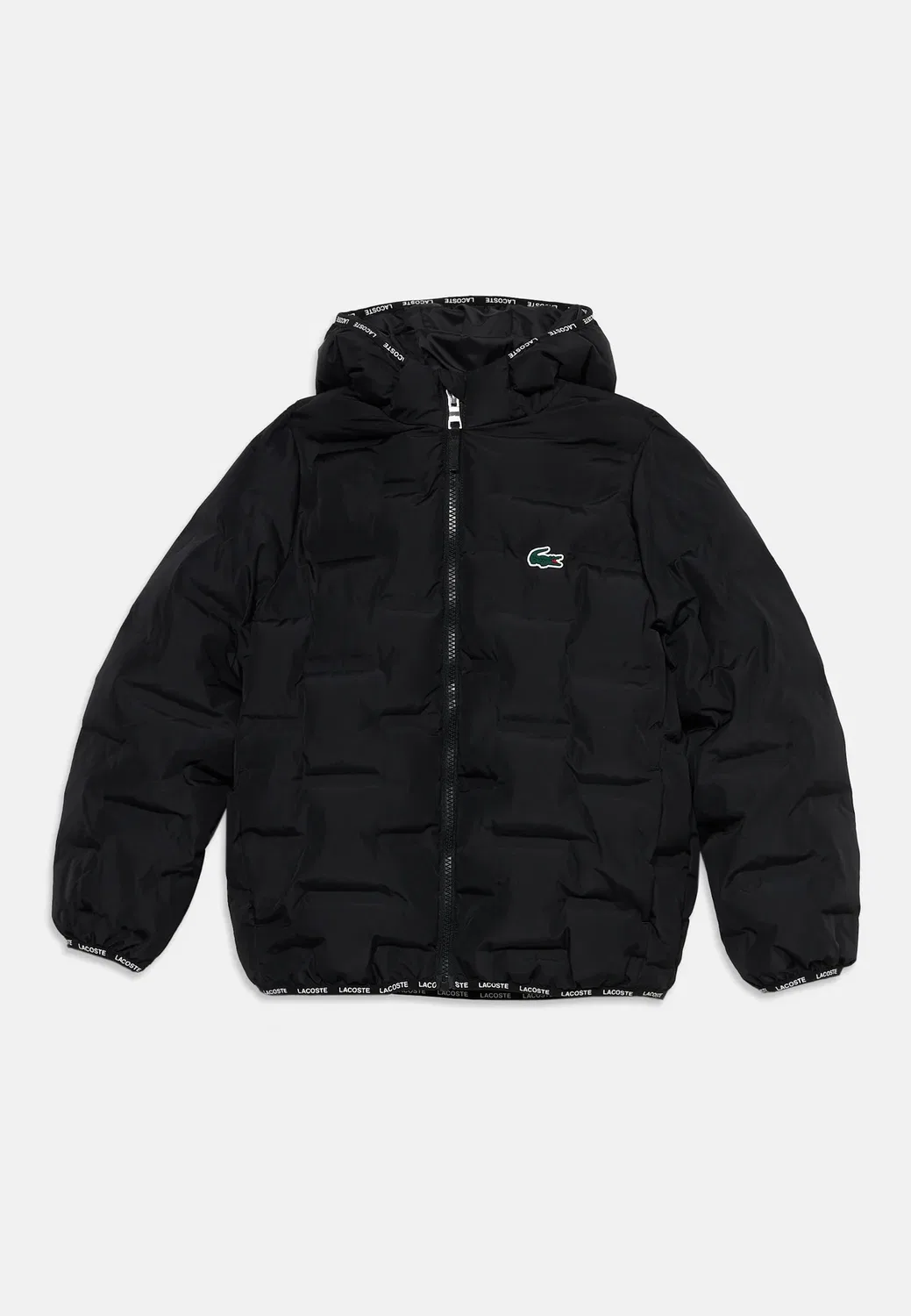 Сварной унисекс - зимняя куртка Lacoste, Noir