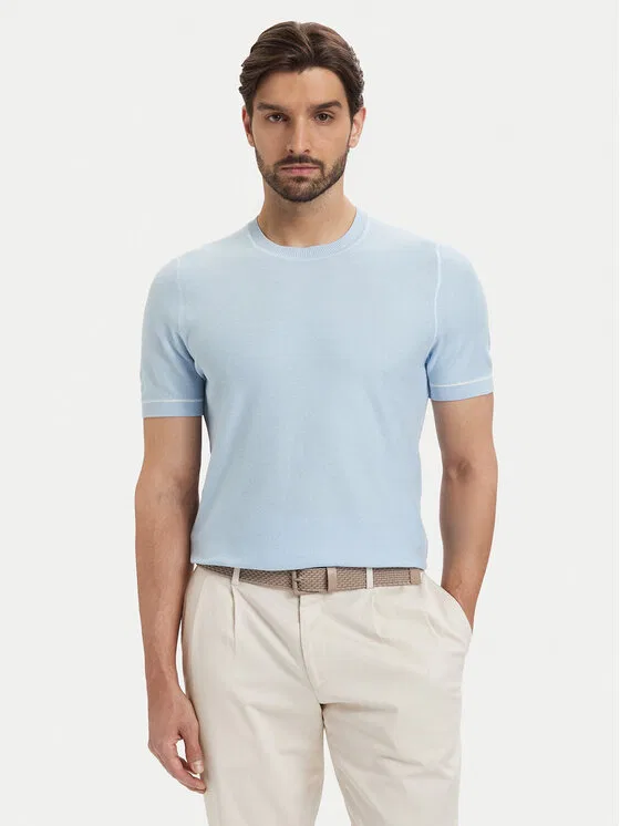 Футболка regular fit H-Nalon Boss, синий