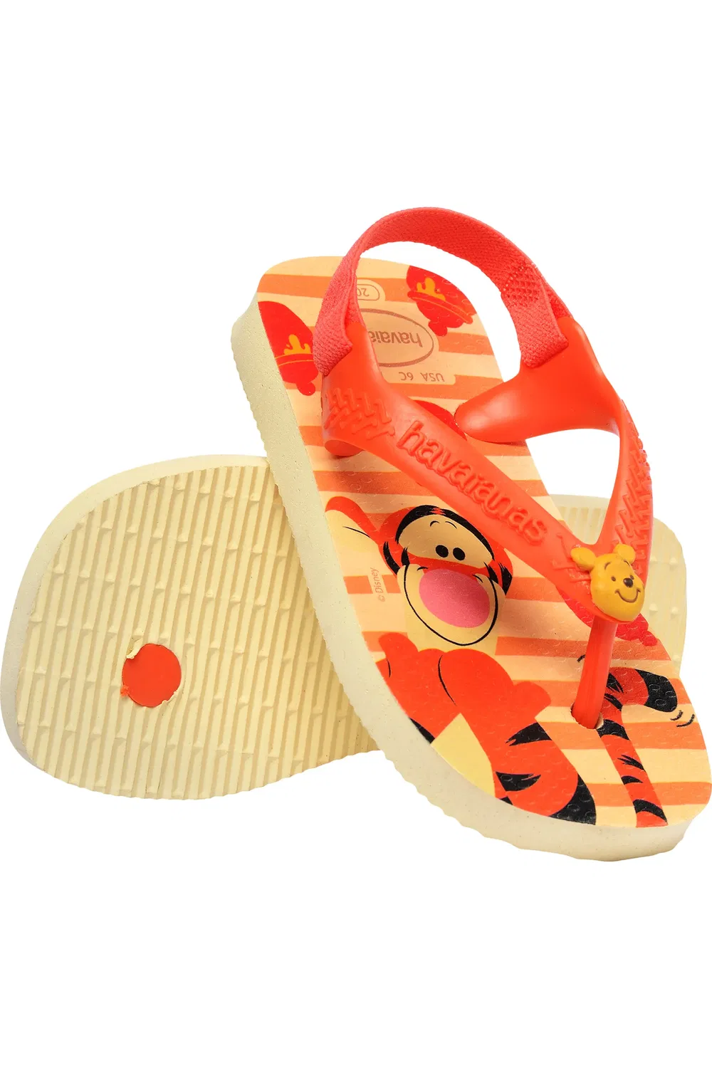 Детские сандалии с персонажами Disney Flip Flop Havaianas, Buttercream — фото 4