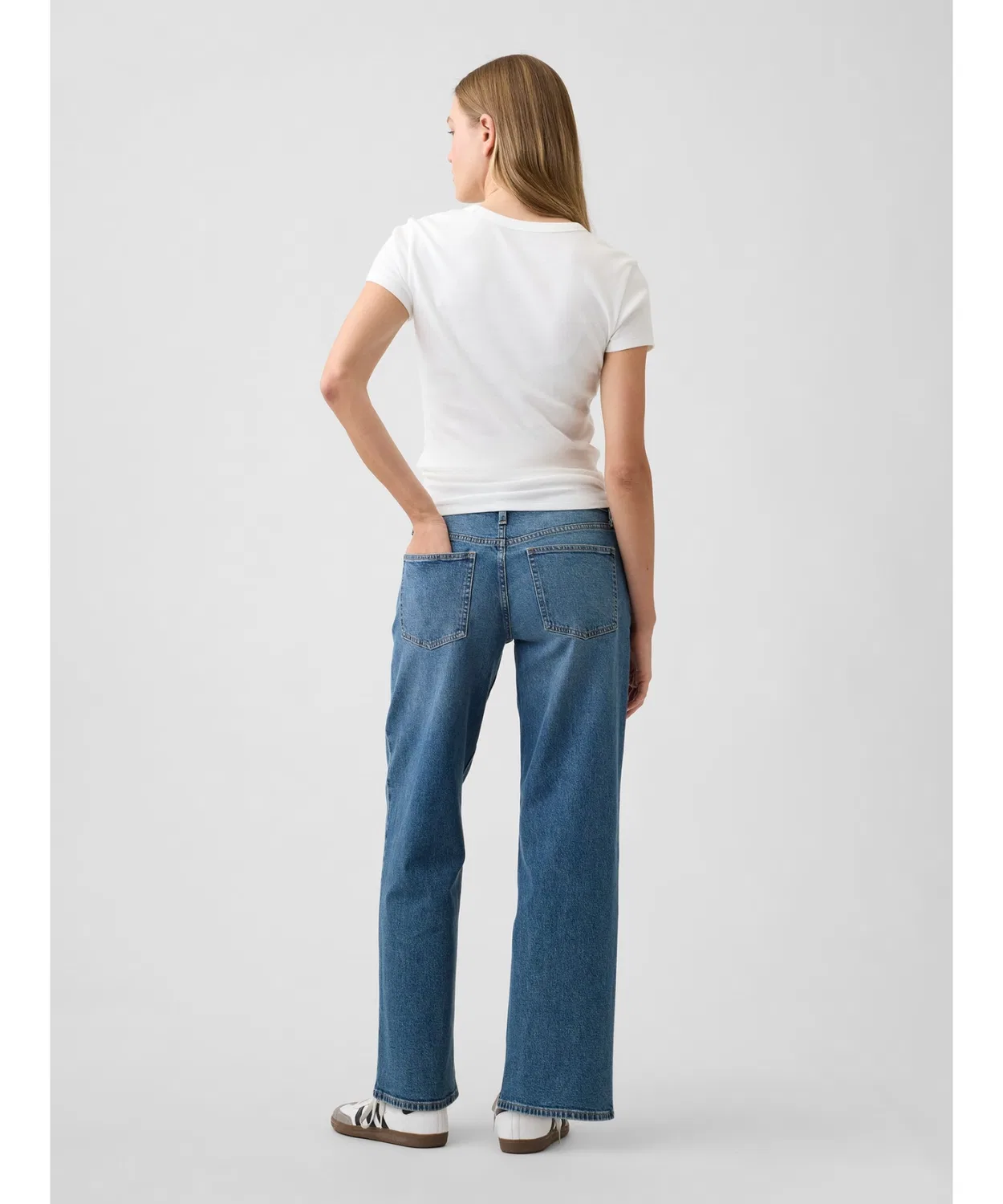 Женские джинсы с низкой посадкой '90s Loose Fit GAP, Indigo Blue — фото 2
