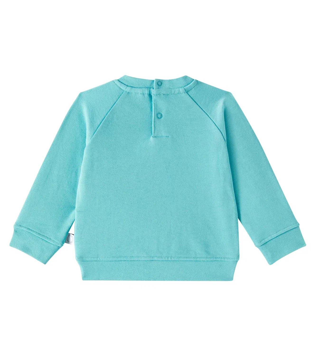 Детский свитшот из хлопкового джерси Stella Mccartney Kids, синий — фото 2