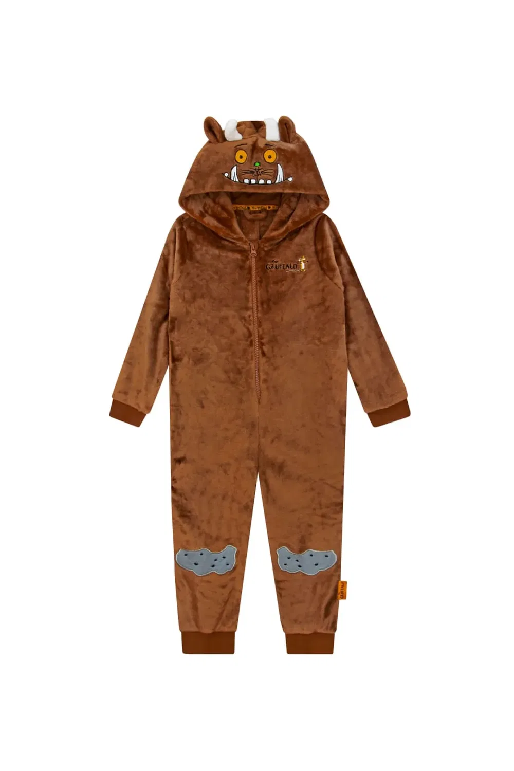 Детский флисовый комбинезон с капюшоном и 3D-ушками The Gruffalo, Brown