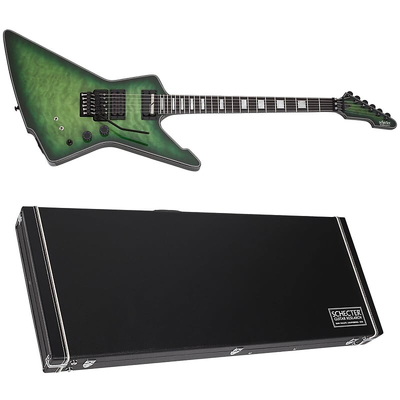

Schecter E-1 FR-S TGB Sustainiac Trans Green Burst + жесткий чехол Schecter E-1! - СОВЕРШЕННО НОВЫЙ