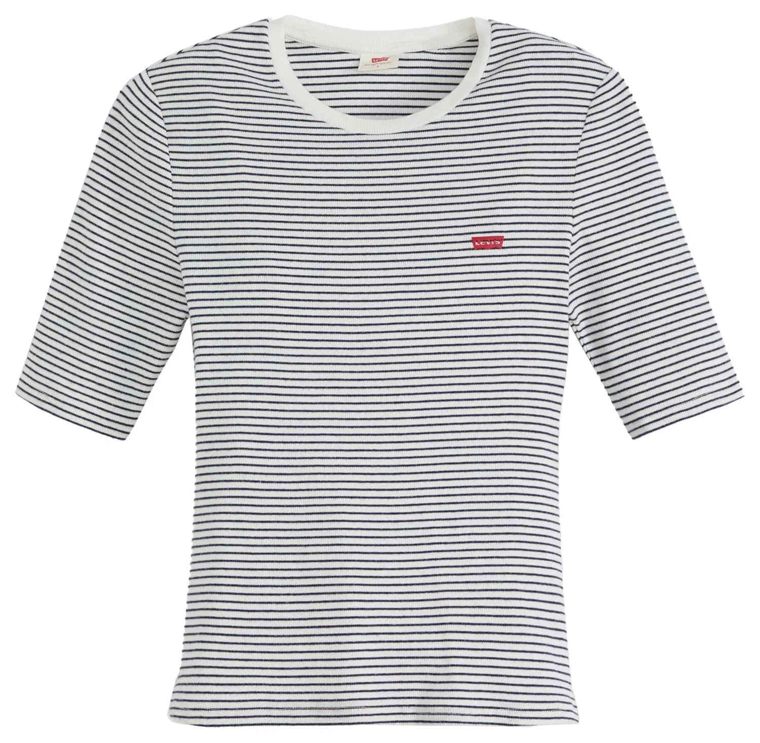 Женская футболка с принтом Luca Slim Tee Levi's, Annalise Stripe Peac — фото 2