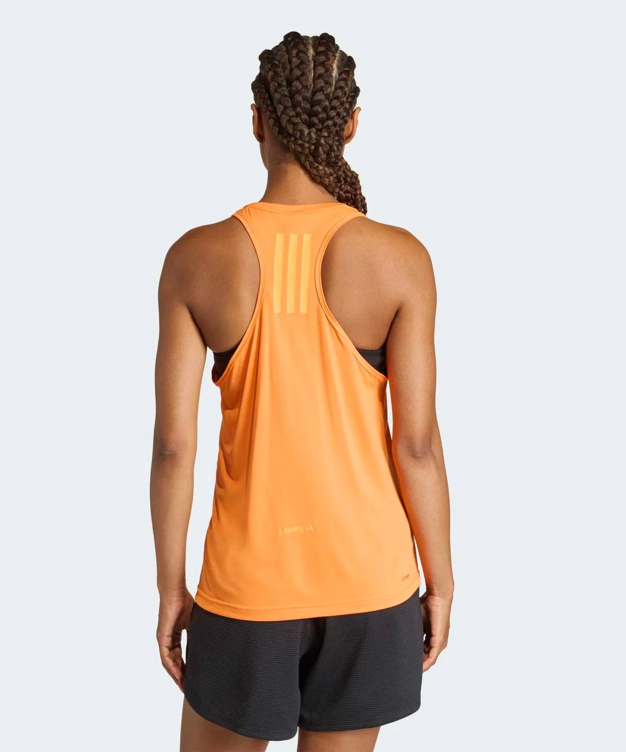 Женский топ без рукавов Les Mills Graphic Tank Top Adidas, Orange — фото 2