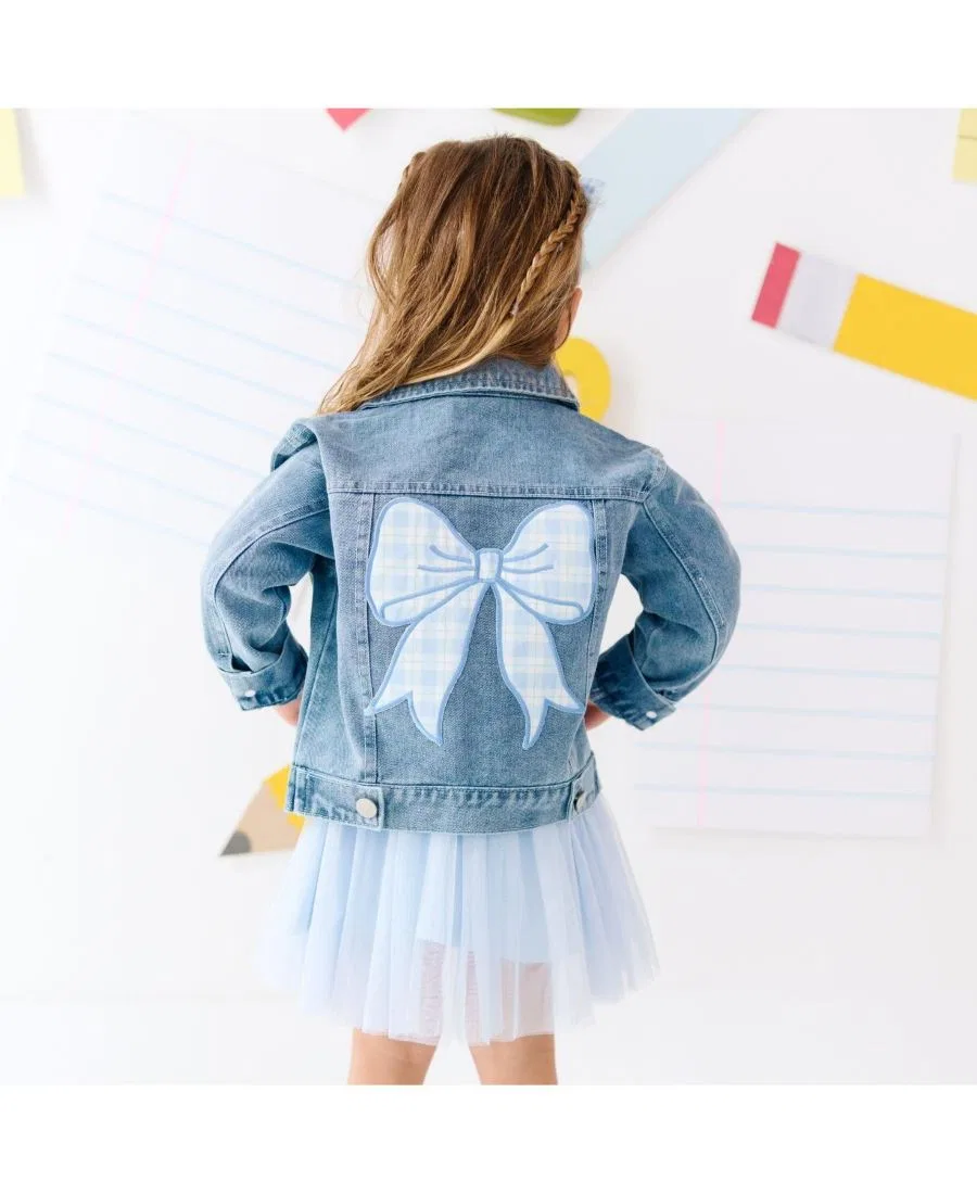 Джинсовая куртка с бантом Sweet Wink, Denim — фото 3