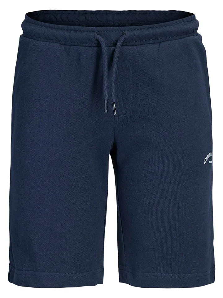 Шорты из футера Gordon Jack & Jones Junior, темно-синий — фото 4