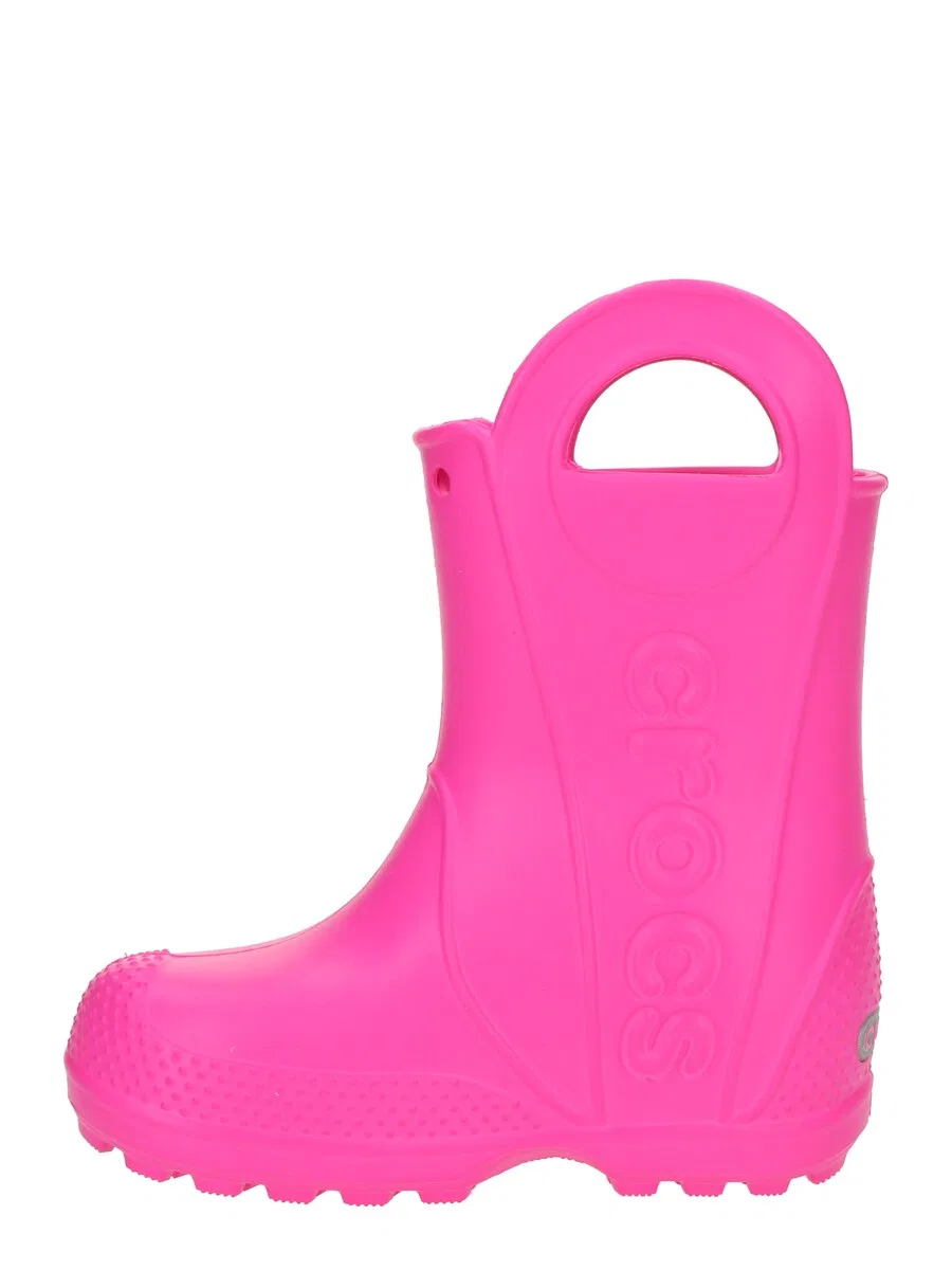 Резиновые сапоги Crocs 'Handle It' розового цвета — фото 3