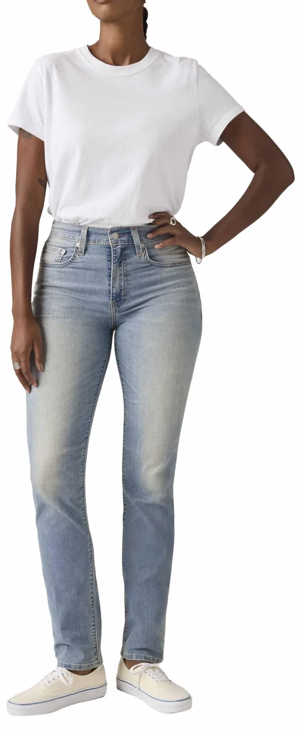 Женские джинсы с высокой посадкой Levi's 724 High Rise Straight, Slipped in Cool
