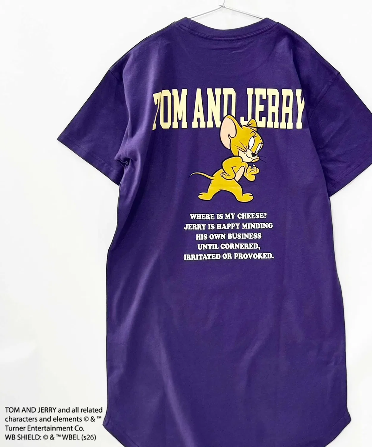 Детское платье для девочек с принтом Tom and Jerry TOM&JERRY, Purple