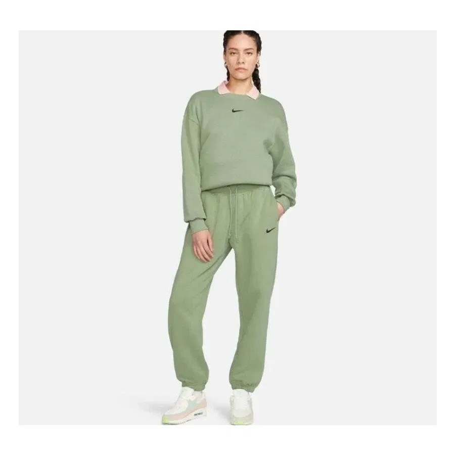 Спортивные штаны с высокой посадкой Phoenix Fleece Nike, Зеленый