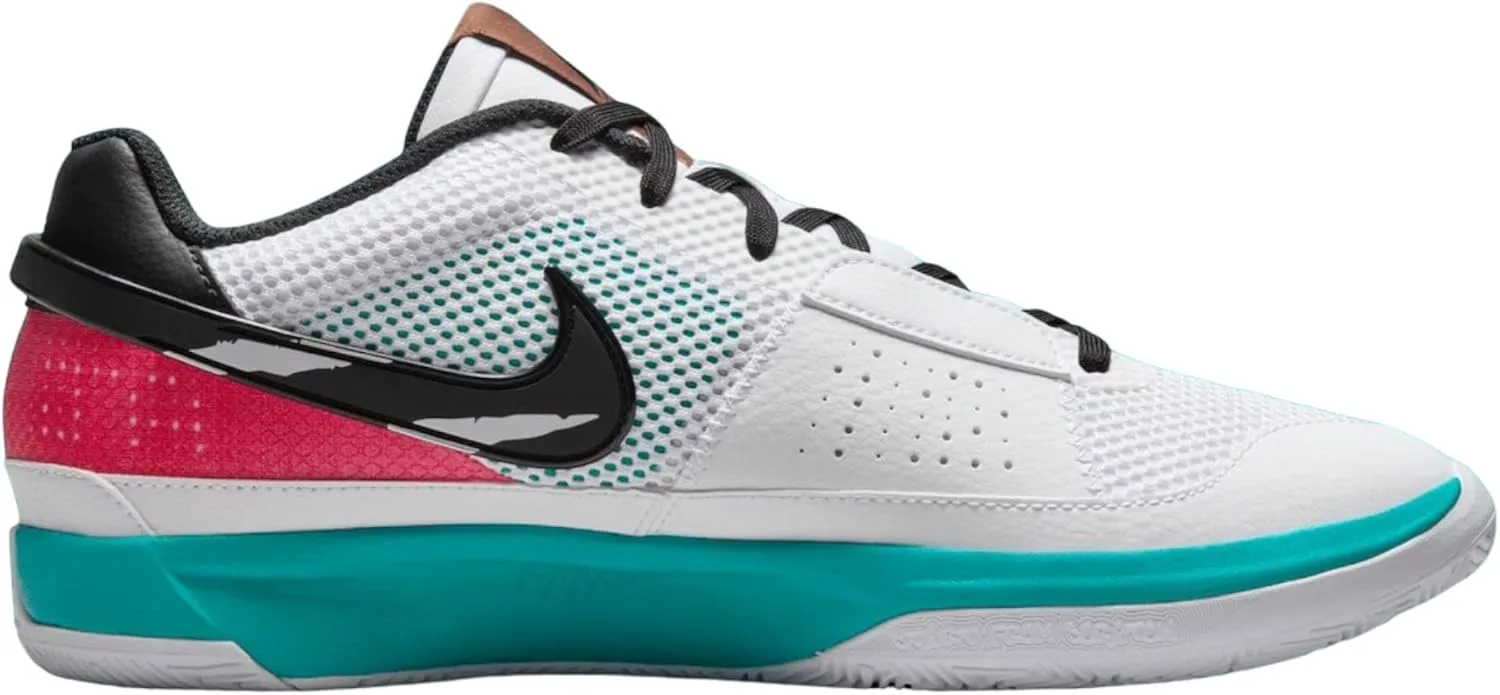 Баскетбольные кроссовки Nike Men's Ja 1, белый/черный/зеленый — фото 3