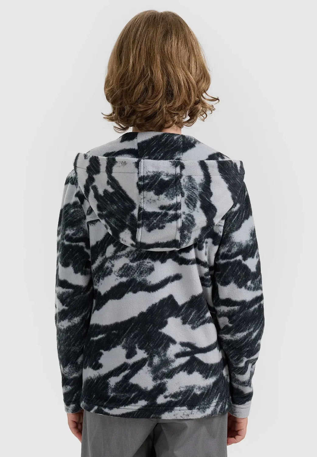 Polar Regular z kapturem chłopięcy - толстовка 4F, Multicolour Allover — фото 3