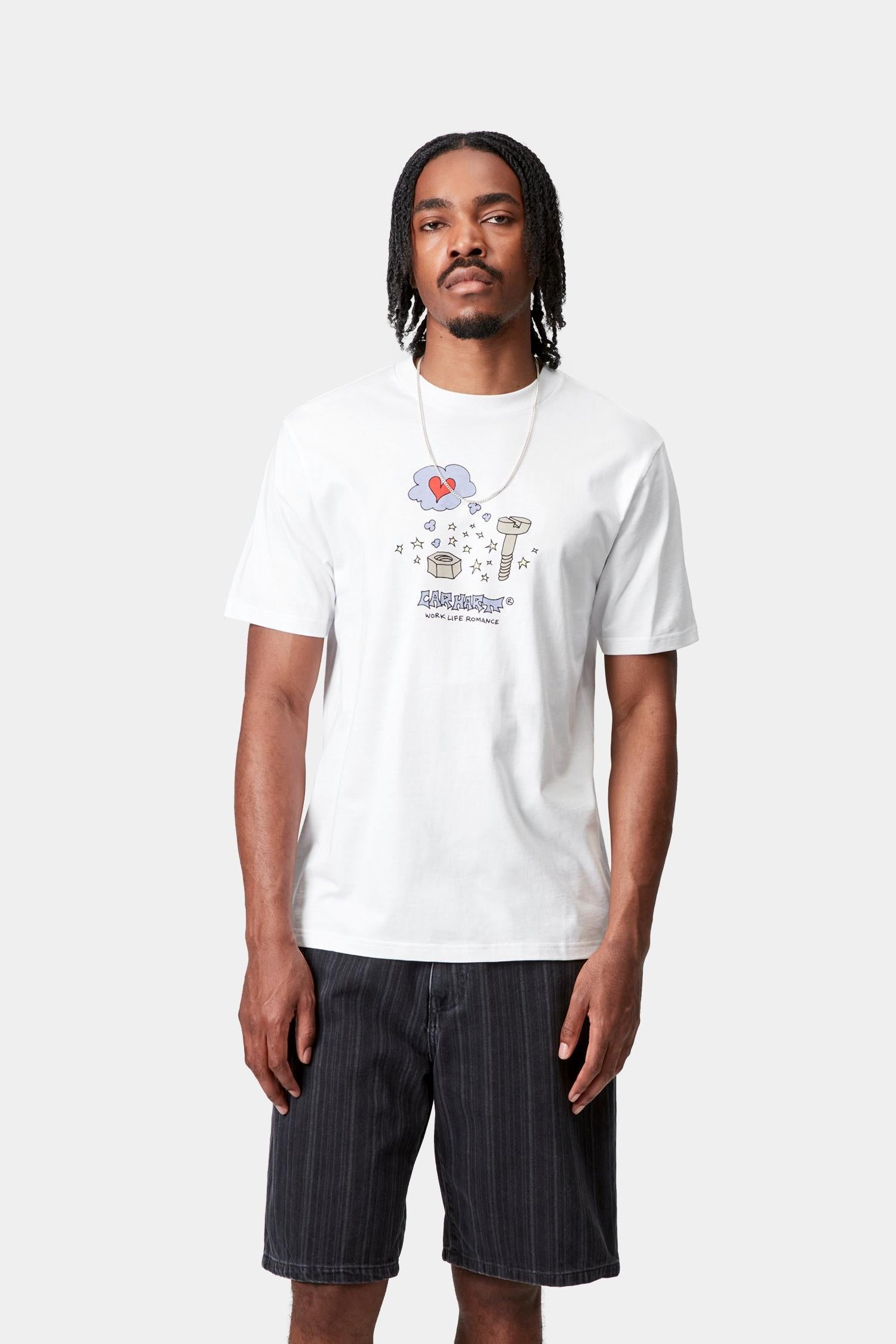 

Футболка Work Life Romance Carhartt, белый