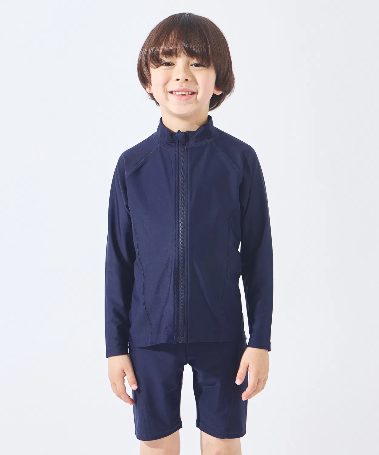 Детский рашгард с длинным рукавом модель School Swimsuit, ever closet, Navy
