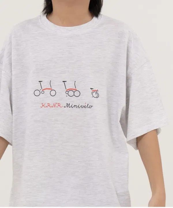 Футболка Junior Oversize, Krnr, меланж