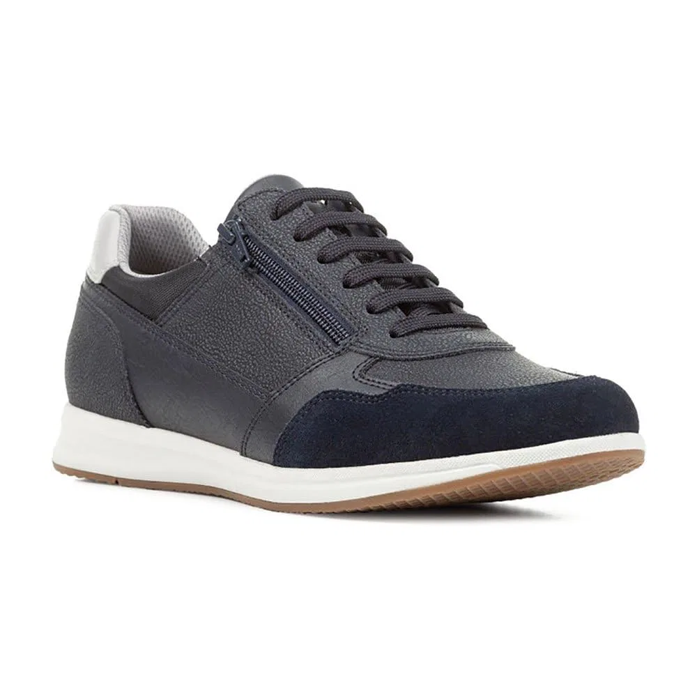 Детские кроссовки для мальчиков дышащие U Avery B Geox, Navy Blue — фото 4