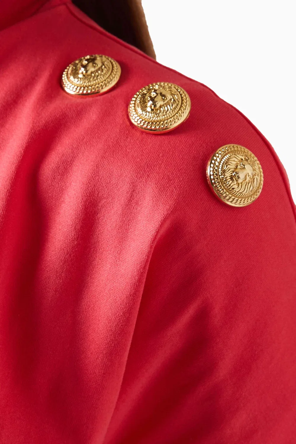 Футболка с драпировкой из хлопка Balmain — фото 4