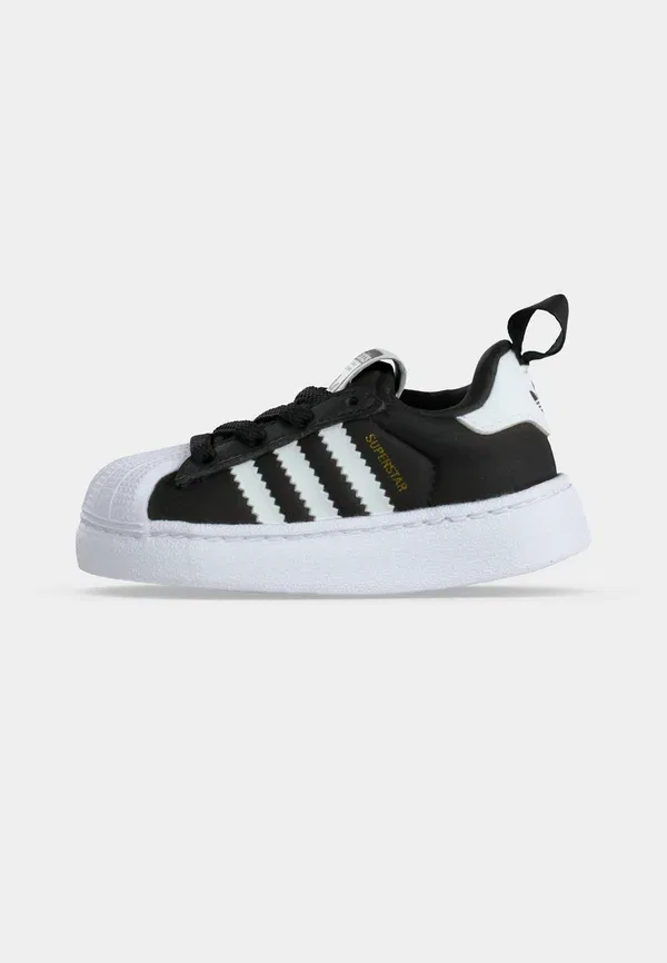 Детские туфли Superstar Quickon унисекс Adidas Originals, белый/черный — фото 2