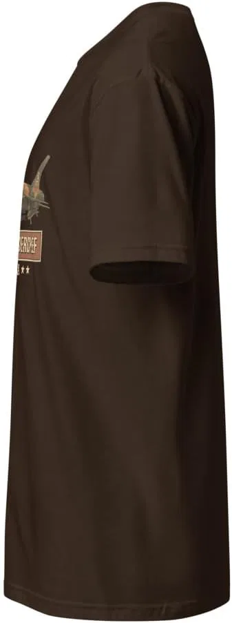 Мужская футболка с принтом F-105 Thunderchief 64000, Dark Chocolate — фото 3