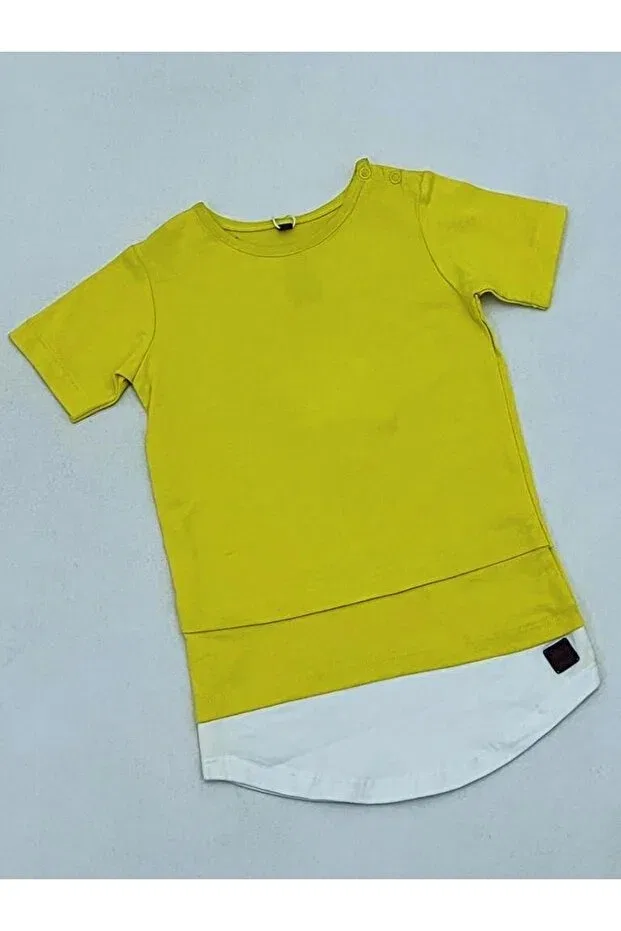 Детская футболка с коротким рукавом хлопковая Baby Boss, Yellow