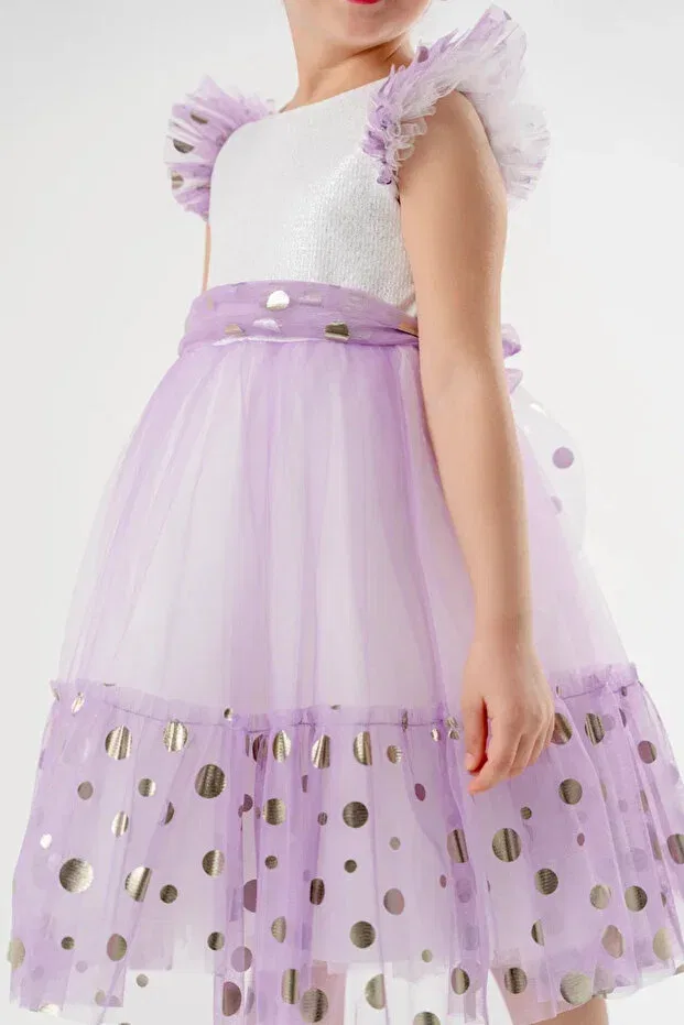 Детское платье для девочек без рукавов Eray Kids, Lilac — фото 3