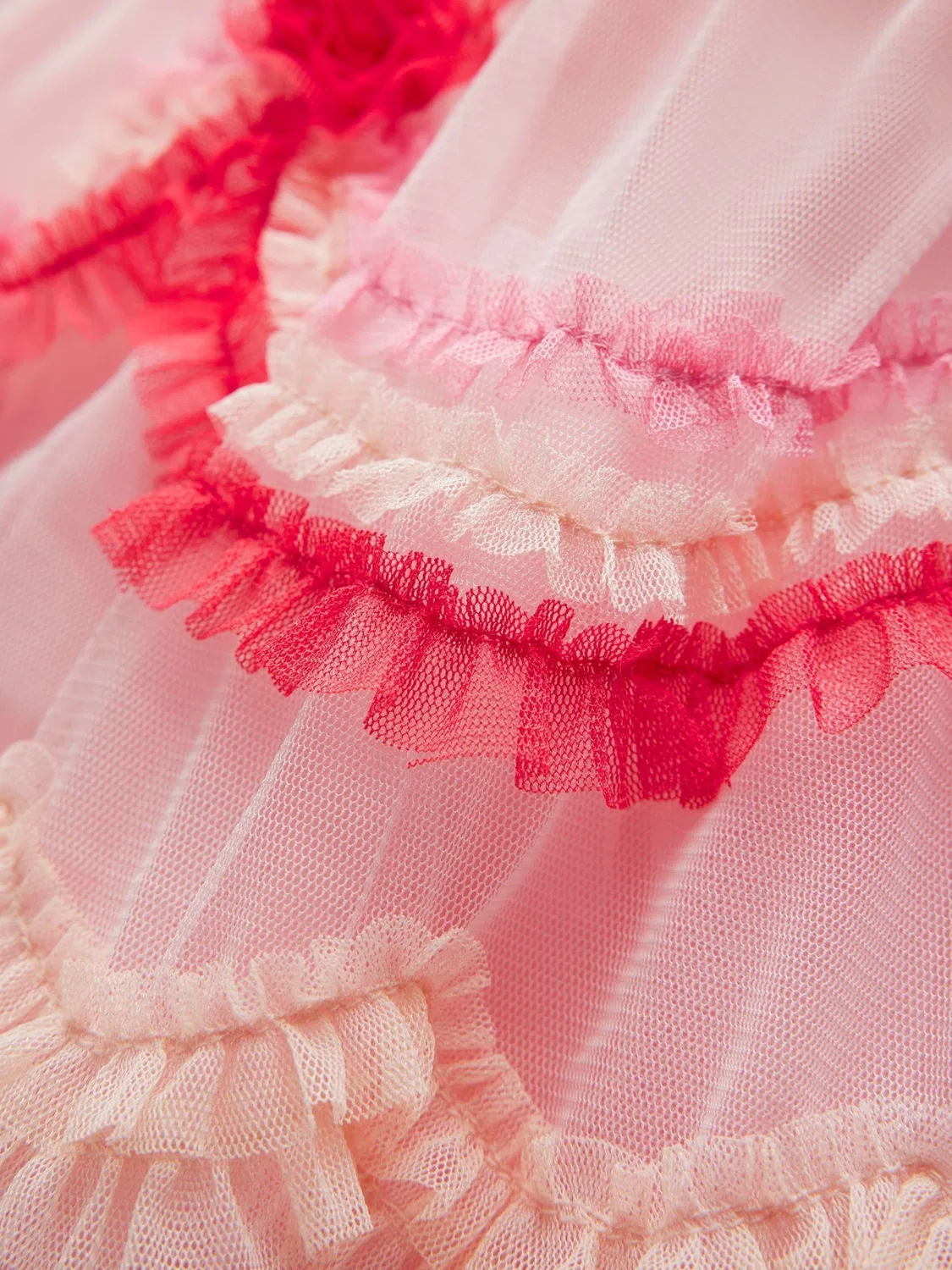 Платье многослойное из фатина Boden Pink — фото 4
