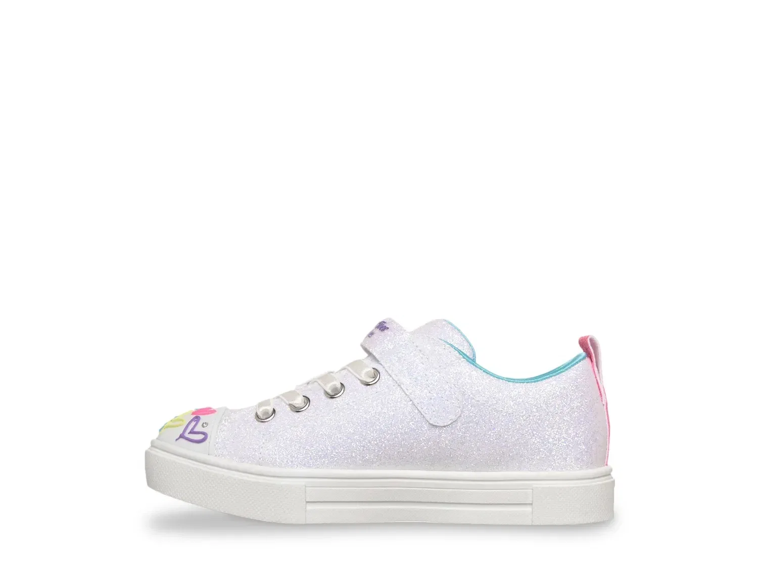 Кроссовки с подсветкой Twinkle Toes x JGoldcrown Twinkle Sparks Love Medley, Skechers, белый/мультиколор — фото 3