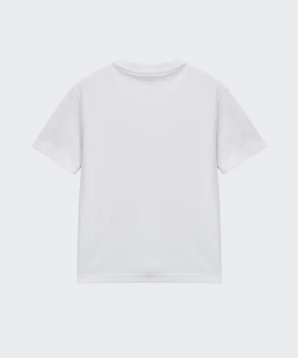 Футболка с коротким рукавом, UV-защита, Relaxed Fit, Musinsa Standard Kids, белый — фото 4