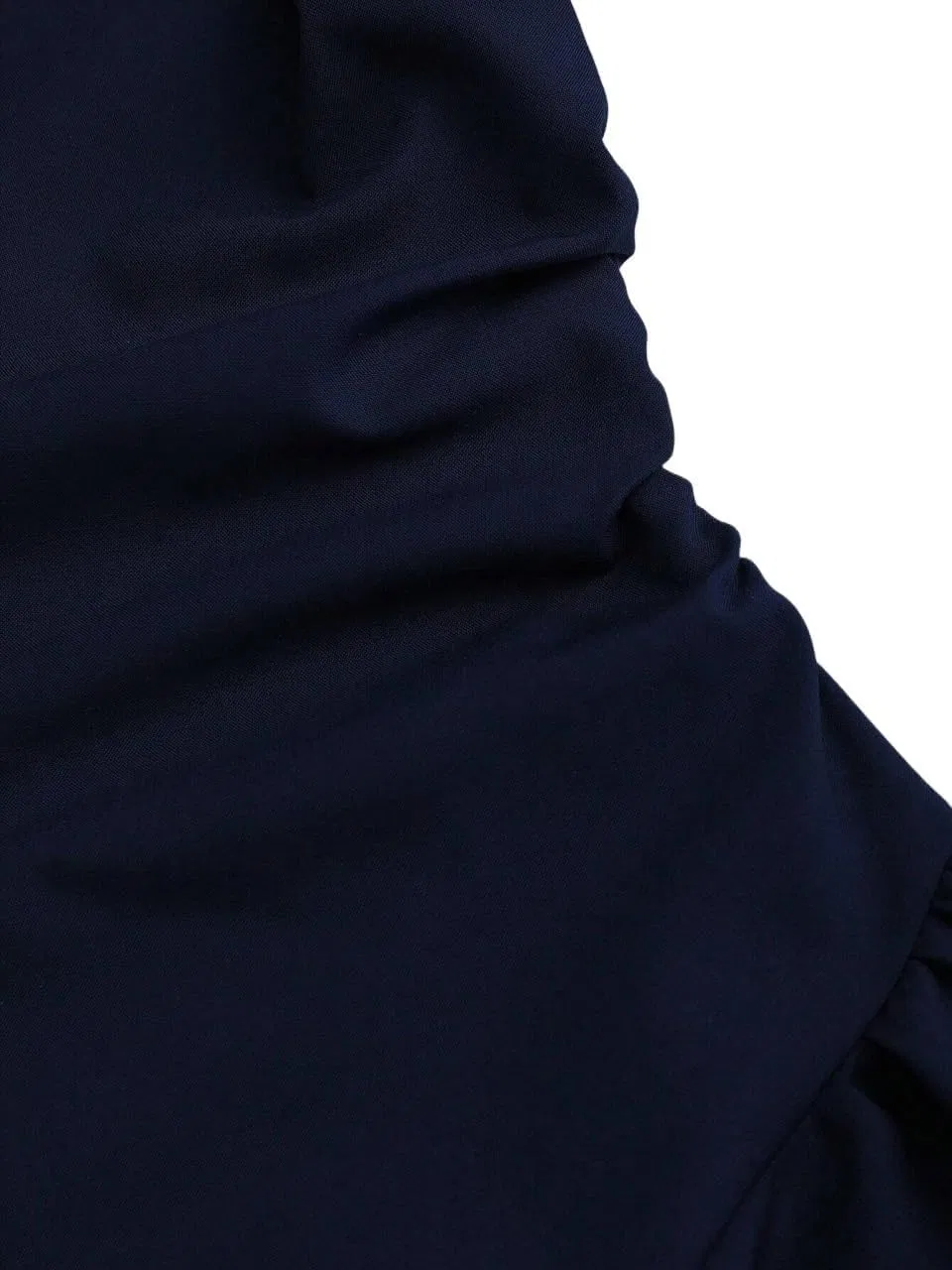 Женское платье-рубашка приталенное с защипами Zhangwu, Navy Blue — фото 4