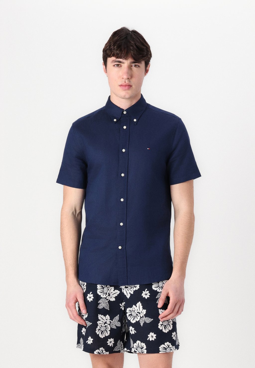 

Рубашка BLEND SOLID SHIRT Tommy Hilfiger, темно-синий