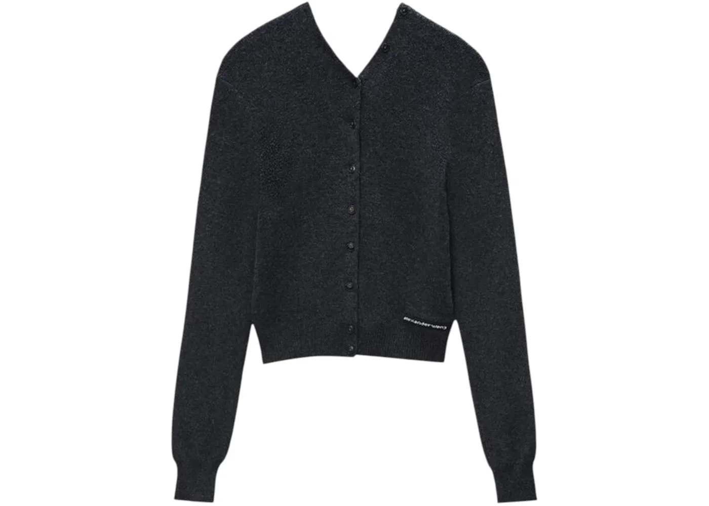 Женский кардиган с длинным рукавом Alexander Wang, Charcoal