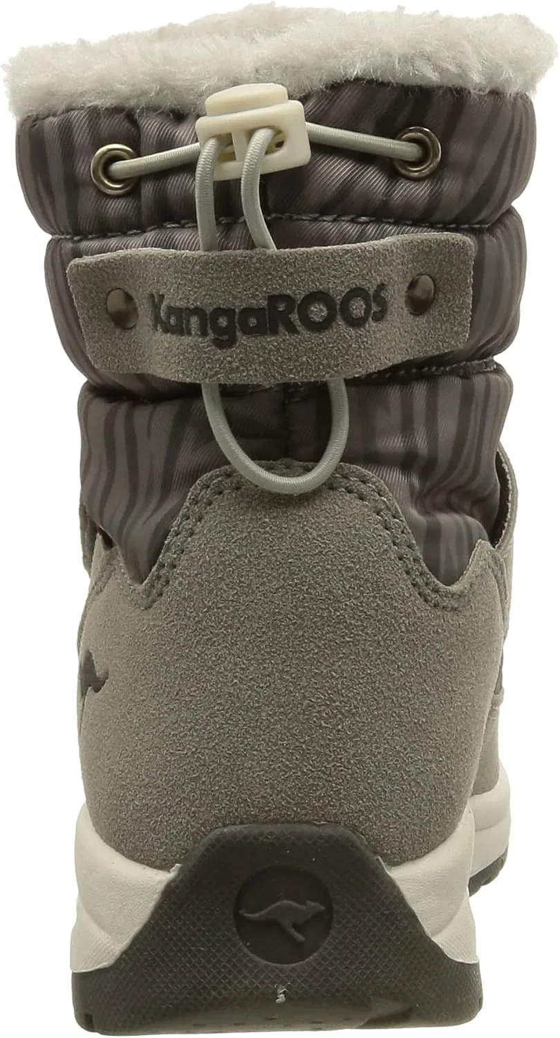 Детские зимние ботинки для девочек K-pe Marty RTX KangaROOS, Vapor Grey Zebra — фото 3