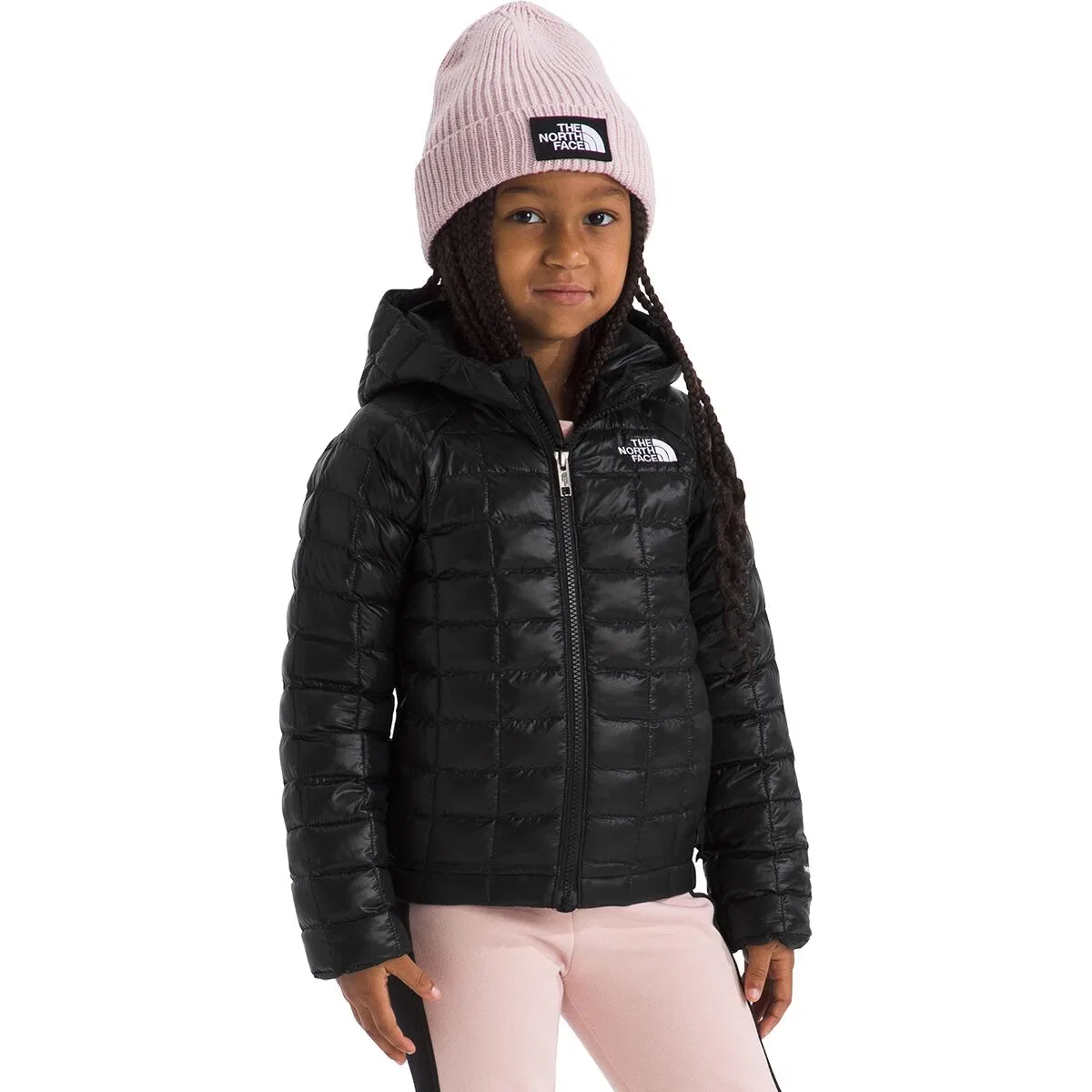Детская куртка для мальчиков утепленная ThermoBall Hooded Jacket The North Face, TNF Black — фото 3