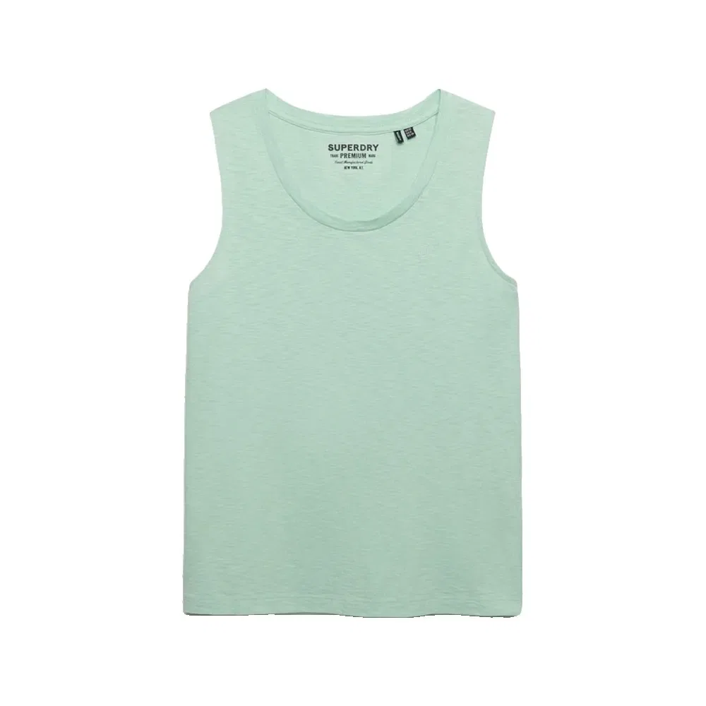 Женская хлопковая майка без рукавов Superdry, Green — фото 3
