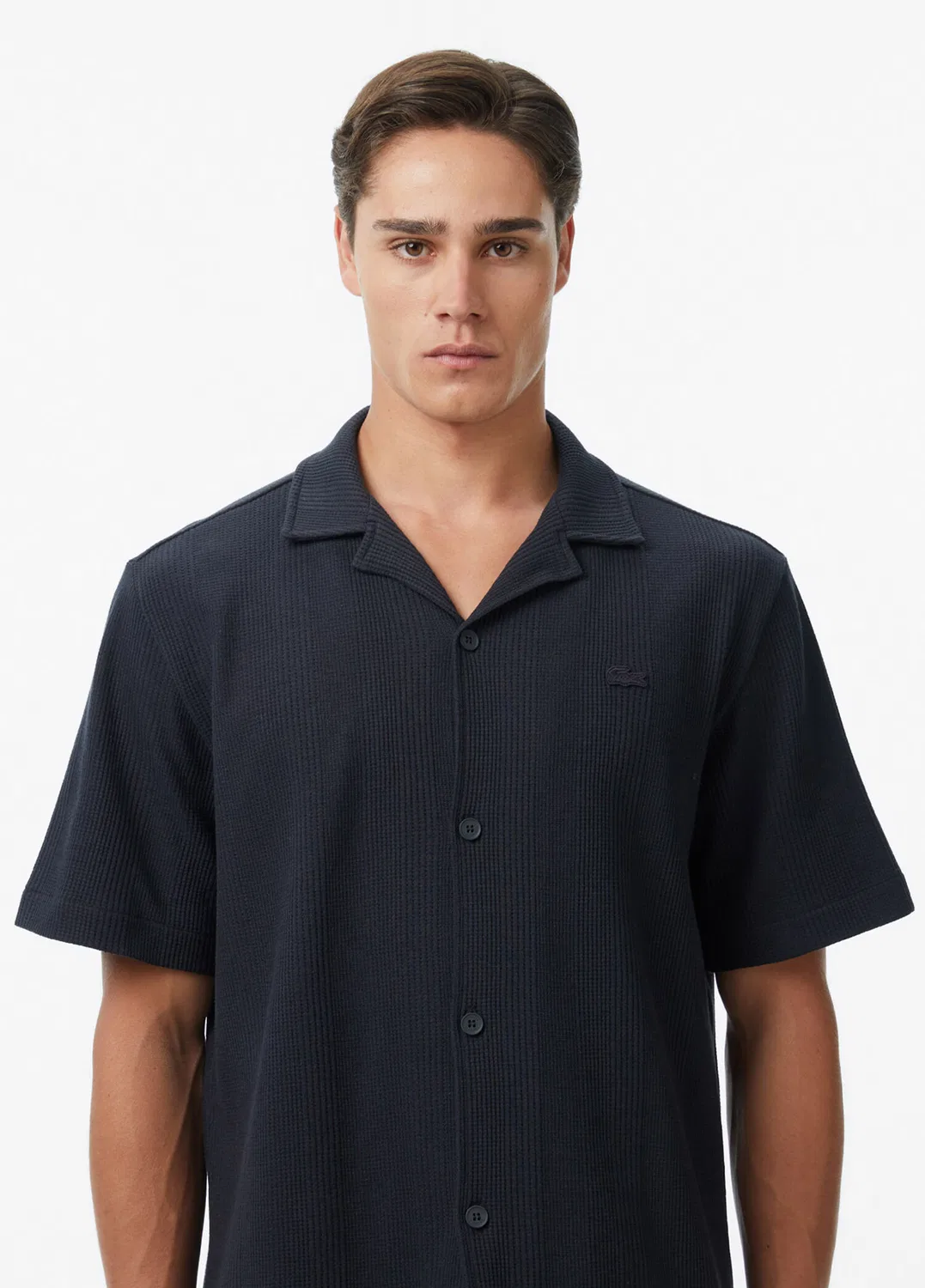 Рубашка Lacoste Relaxed Fit, темно-серый — фото 3