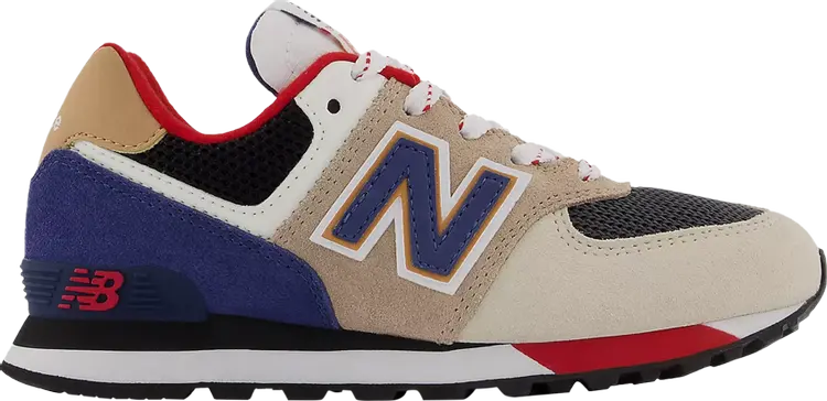 

Кроссовки New Balance 574 Little Kid 'Mindful Grey Moon Shadow', кремовый