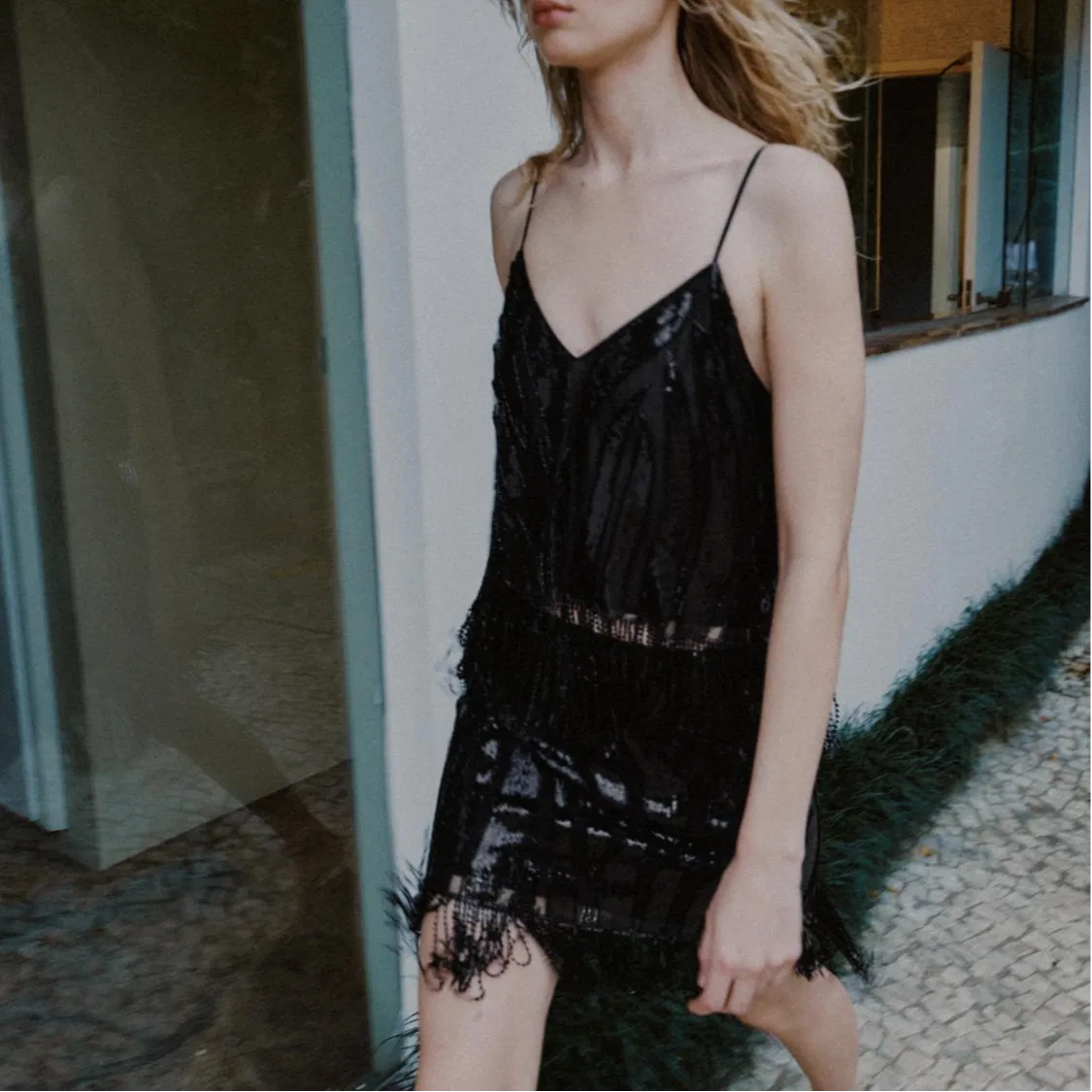Женская юбка Casual Short ZARA, Черный — фото 4