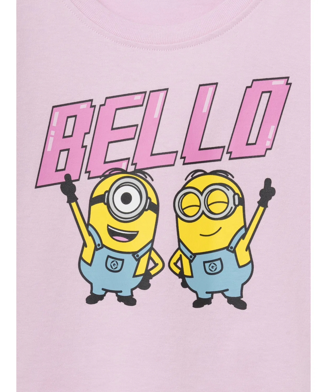 Детская футболка с принтом Minions Gap, Pink — фото 4