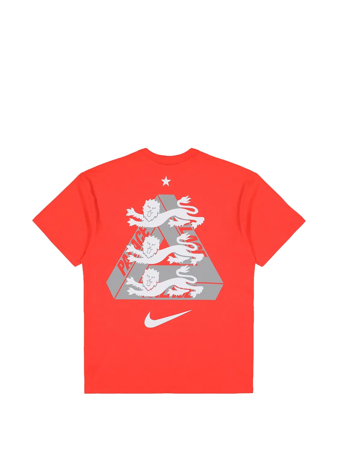 Футболка с графичным принтом из коллаборации с England и Palace Nike, красный — фото 2