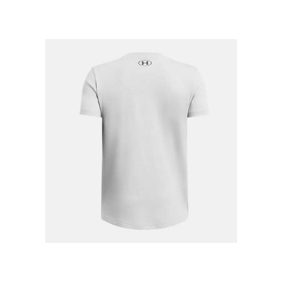 Детская футболка с коротким рукавом Under Armour UA Spoststyle Left Chest, Серый — фото 2