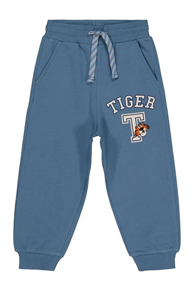 Детские спортивные штаны для мальчиков с принтом Tiger Printed Civil Boys, Indigo