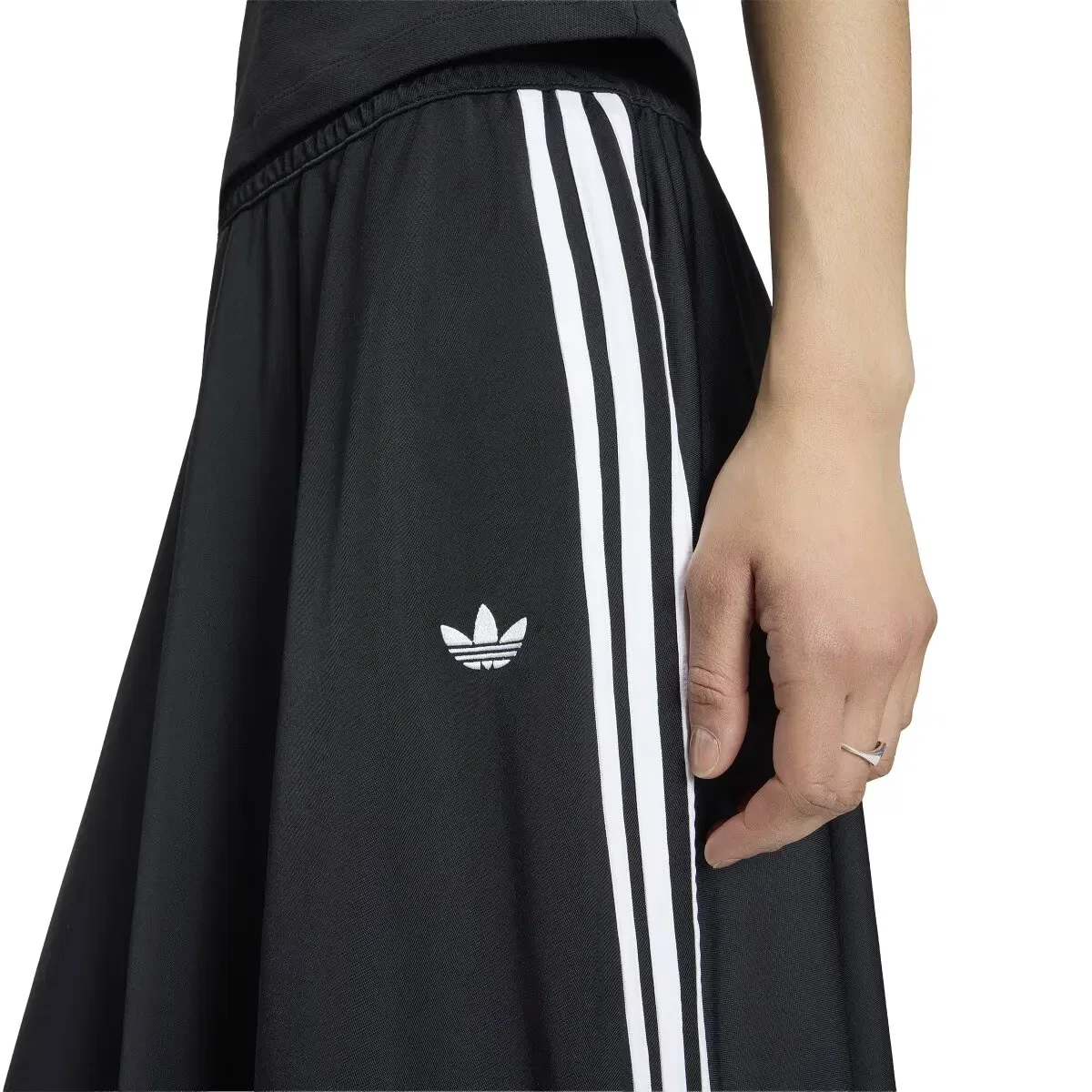 Женская юбка Firebird из полиэстера adidas, Negro — фото 4
