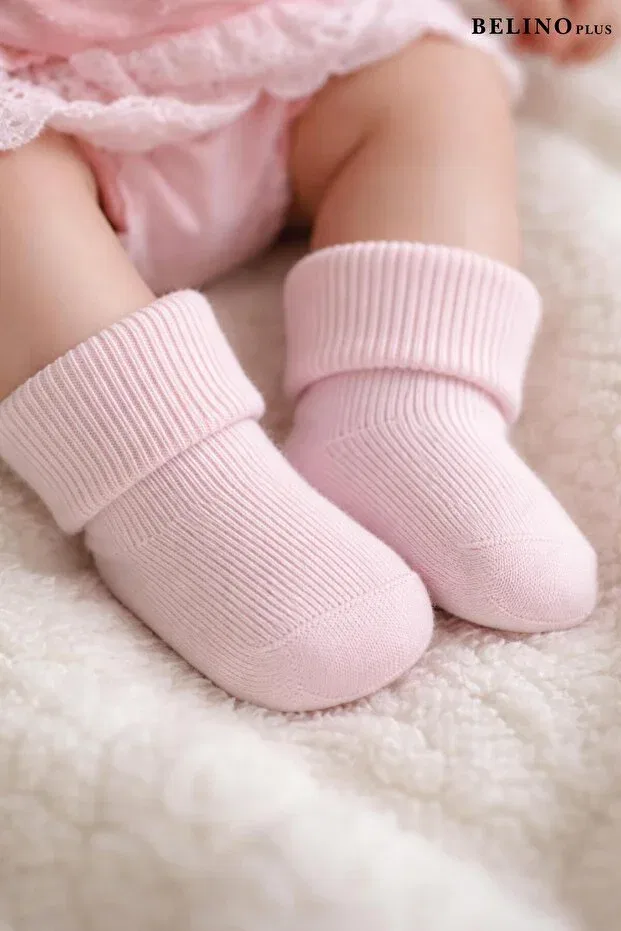 Детские носки для девочек хлопковые 6 шт Belyy, Pink — фото 3