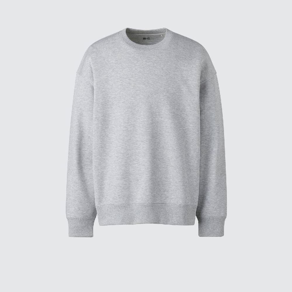 Свитшот Uniqlo Oversized Unisex, 03 серый