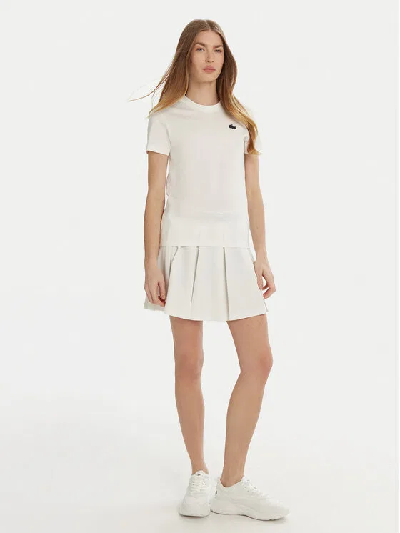 Футболка Lacoste Slim Fit, Белая — фото 2