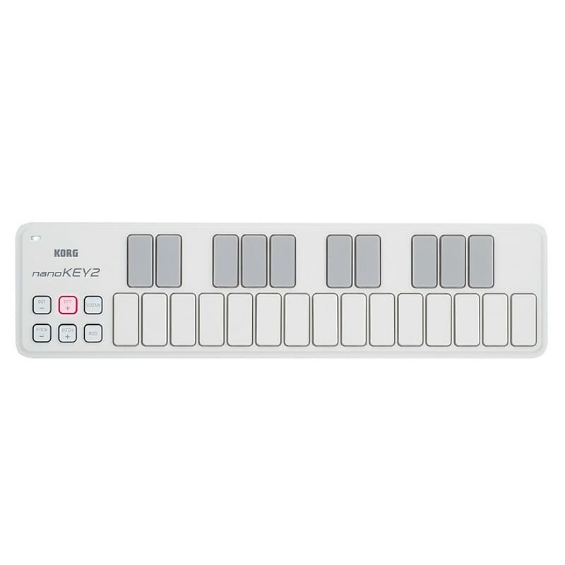 

Korg nanoKEY2 Slim Line 25 клавиш USB MIDI-клавиатура, белый