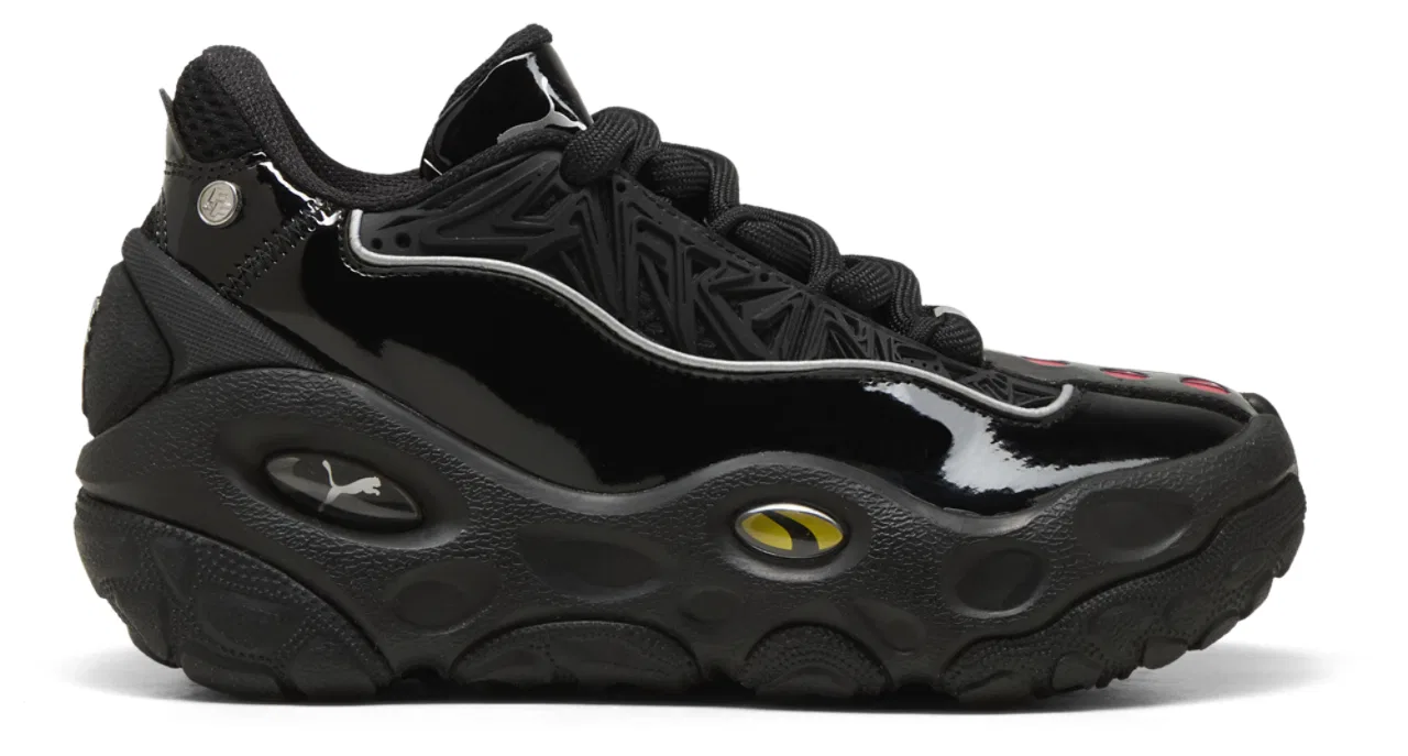Кроссовки для мальчиков La France RNR Fast & Furious Charger PUMA, цвет Black/Bright Mango/Yellow