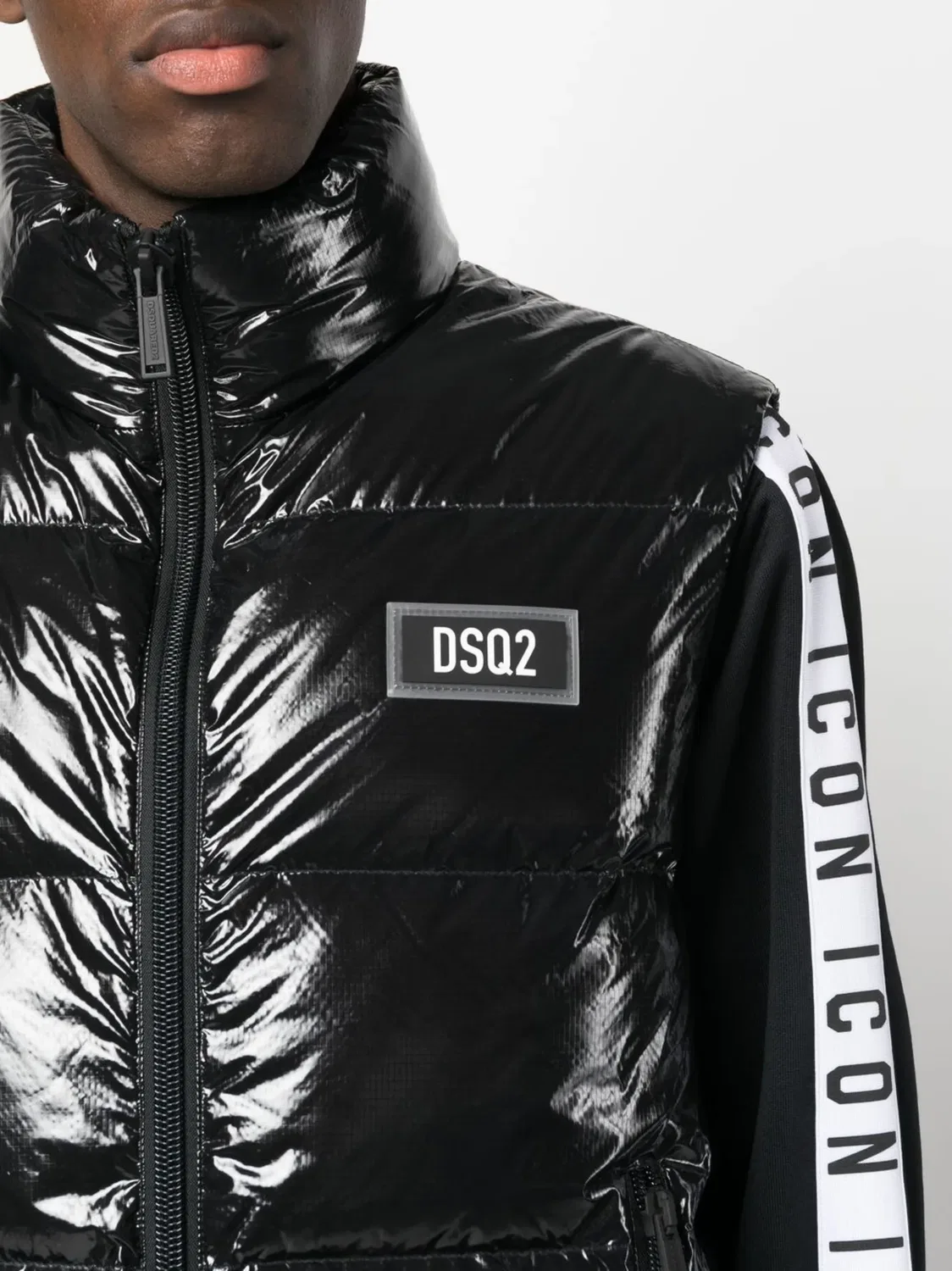 Жилет Icon Stripe DSQUARED2, черный — фото 3